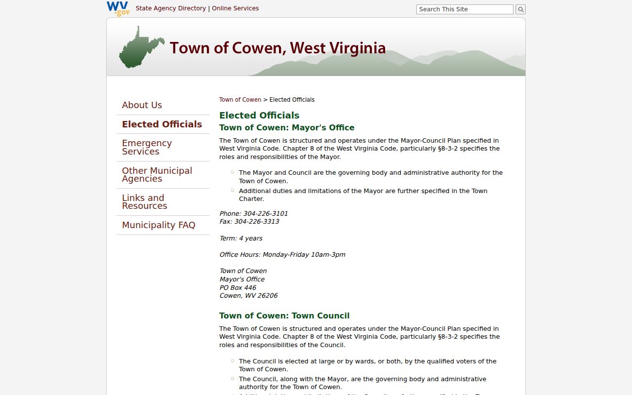 Cowen court docket municipal office contact route